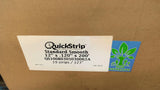 QuickStrip QS100B0305030062A PVC Strip Door Curtain Strips 12"x123" 19 strips