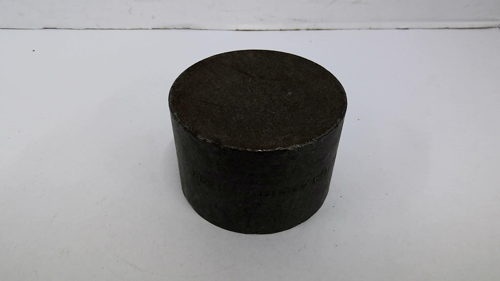 2-1/2 3M SA/A105 B16 Coupling Cap OD 3-5/8" Length 2-3/8" Threads ID 2-5/8"