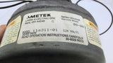 Ametek 116311-01 120V AC Motor 50/60HZ width 5-5/8" Thickness 5-1/2"