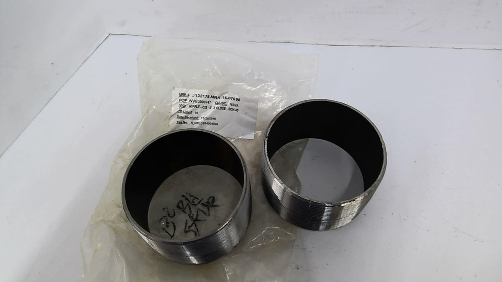 J132175-MRR-16-07695 Outside Threaded Steel Pipe Coupling Lot Of 2