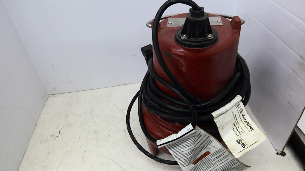 Liberty LES1A Pump 115V Single Phase 60HZ 12A 1/2 HP Inlet 2" Outlet 2-1/4"