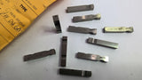 Schmidt 2570-182-D2 1/8" Flat Face Double Groove Steel Type Markers Lot Of 10