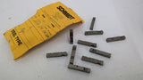 Schmidt 2570-182-D2 1/8" Flat Face Double Groove Steel Type Markers Lot Of 10