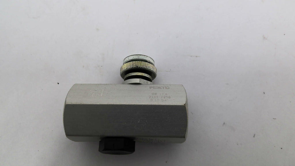 Festo GR-1/4 2101 X808 Control Valve ID Of Bore 1/2"
