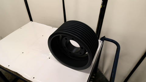 8-5V12.5 Pulley 12-1/2"Od 4-1/2" Id 8 Grooves 5V Width Belt