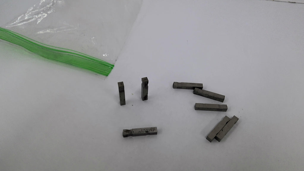 Schmidt 2570-182-D2-F Steel Markers 1/8"X 1/8"X1-3/8" Lot Of 8