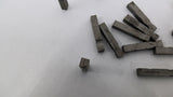 Schmidt 2570-182-D2-J Steel Markers Lot Of 16 1/8"X1/8"X1-3/8"