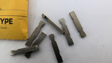 Schmidt 2570-182-D1-E Steel Markers 1/8"X1/8"X1-3/8" Lot Of 7