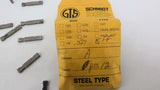 Schmidt 2570-182-D1-A Steel Markers Lot of 12 1/8" X 1/8" X 1-3/8"