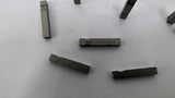 2570-182-D2-D Steel Markers 1/8" X 1/8" X 1-3/8" Lot Of 8