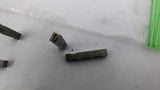 2570-182-D2-D Steel Markers 1/8" X 1/8" X 1-3/8" Lot Of 8