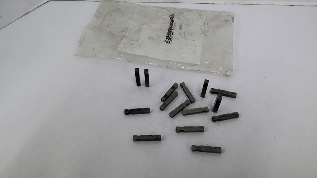 2517-182-D2-F Steel Markers 1/8" X 1/8" X 1-3/8" Lot Of 15