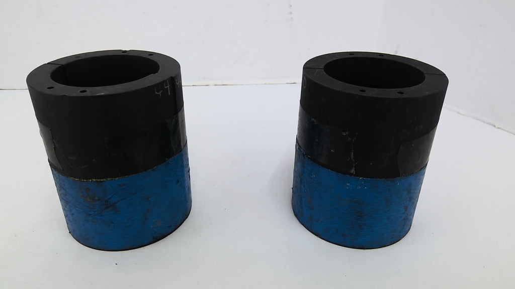 Split Carbon Spacer Lot Of 2 ID 2-1/4" Length 4" Width 3-1/4"