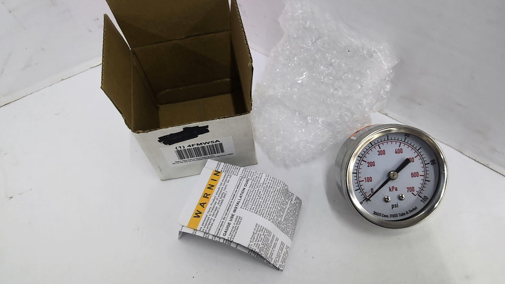 4FMW5A Air Pressure Gauge 100PSI