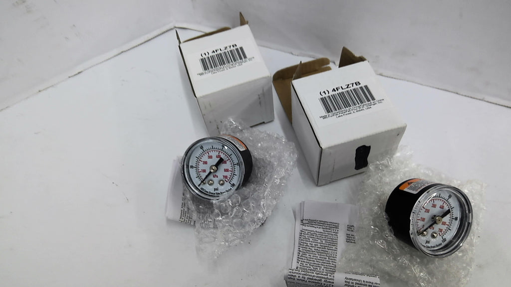 4FLZ7B 100PSI Air Pressure Gauge Lot Of 2