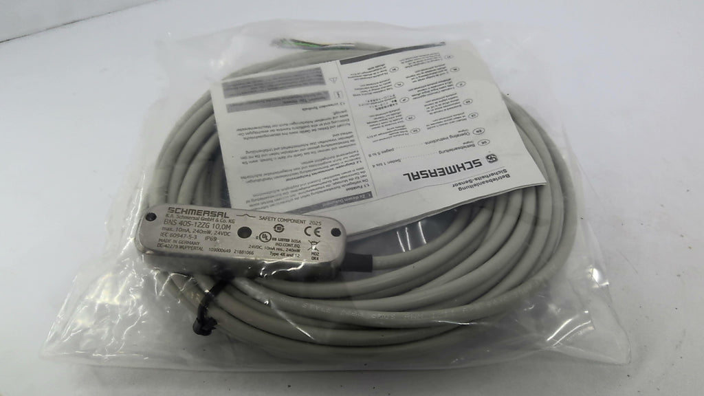 Schmersal BNS 40S-12ZG PLC Cable 24VDC Type 4X And 12