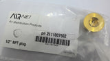 Airnet 2811007502 1/2" NPT Plug Lot of 7