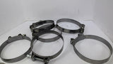 Mikalor 162-174-W2 Stainless Steel Band Clamp Lot Of 6