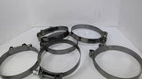 Mikalor 162-174-W2 Stainless Steel Band Clamp Lot Of 6