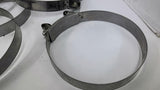 Mikalor 162-174-W2 Stainless Steel Band Clamp Lot Of 6