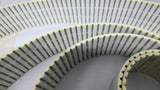 White Conveyor Belting 3" Wide X 6' Long