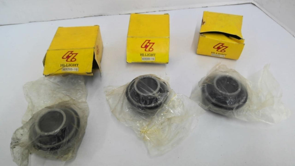HLU SER205-16 Bearing Bore 1" Lot Of 3