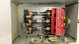 General Electric TH3361J Heavy Duty Fusible Safety Switch 7-1/2Hp 3P 30A 600V