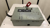 General Electric TH3361J Heavy Duty Fusible Safety Switch 7-1/2Hp 3P 30A 600V