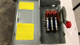 Cutler Hammer DH361NGK 600V Fusible Safety Switch 30A 3P 4Wire 1Ph/3Ph 7.5-10Hp