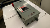 Cutler Hammer DH361NGK 600V Fusible Safety Switch 30A 3P 4Wire 1Ph/3Ph 7.5-10Hp