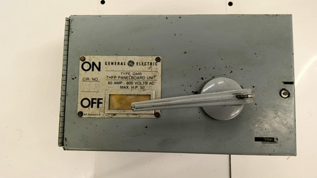 GE THFP362L Fusible Safety Switch 50Hp 600Vac 250Vdc 60A 3P