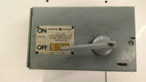 GE THFP362L Fusible Safety Switch 50Hp 600Vac 250Vdc 60A 3P