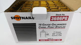 Spotnails 3606PG 16 Gauge Chisel Point Nails 1" Crown 3/4" Length Qty 5000