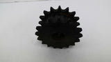 DS50A17 Double Sprocket Bore 1" 17 Teeth OAW 3-5/8"