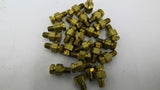 Durable Brass Compression Fittings 1/8" NPT X 3/4" Long Lot of 25