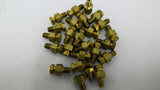 Durable Brass Compression Fittings 1/8" NPT X 3/4" Long Lot of 25