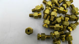 Durable Brass Compression Fittings 1/8" NPT X 3/4" Long Lot of 25