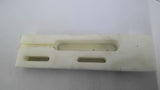 SP0781M1 White Plastic Slider 9" Long Width 2-3/8" Thickness 1"