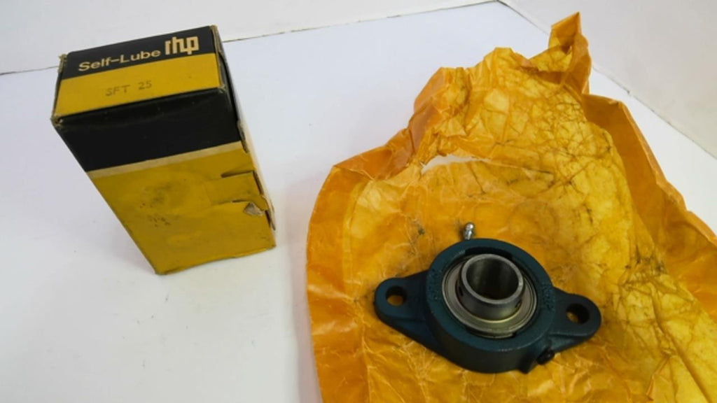 RHP 1025 25G SFT3 2-Bolt Flange Mount Self Aligning Ball Bearing Bore 1"