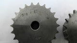 Ametric 3/8"-22 Sprocket 22 Teeth Blank Bore Lot Of 2