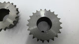 Ametric 3/8"-22 Sprocket 1-1/8" Bore Lot Of 2