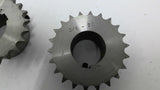 Ametric 3/8"-22 Sprocket 1-1/8" Bore Lot Of 2