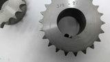 Ametric 3/8"-22 Sprocket 1-1/8" Bore Lot Of 2