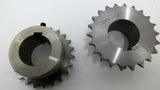 Ametric 3/8"-22 Sprocket 1-1/8" Bore Lot Of 2