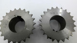 Ametric 3/8"-22 Sprocket 1-1/8" Bore Lot Of 2