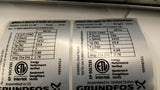 Grundfos A98914843P1242210001181 2 Stage Submersible Pump End Only 62Gpm 3450Rpm