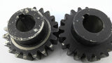 20-M-4 Spur Gear 1"Bore Lot of 2
