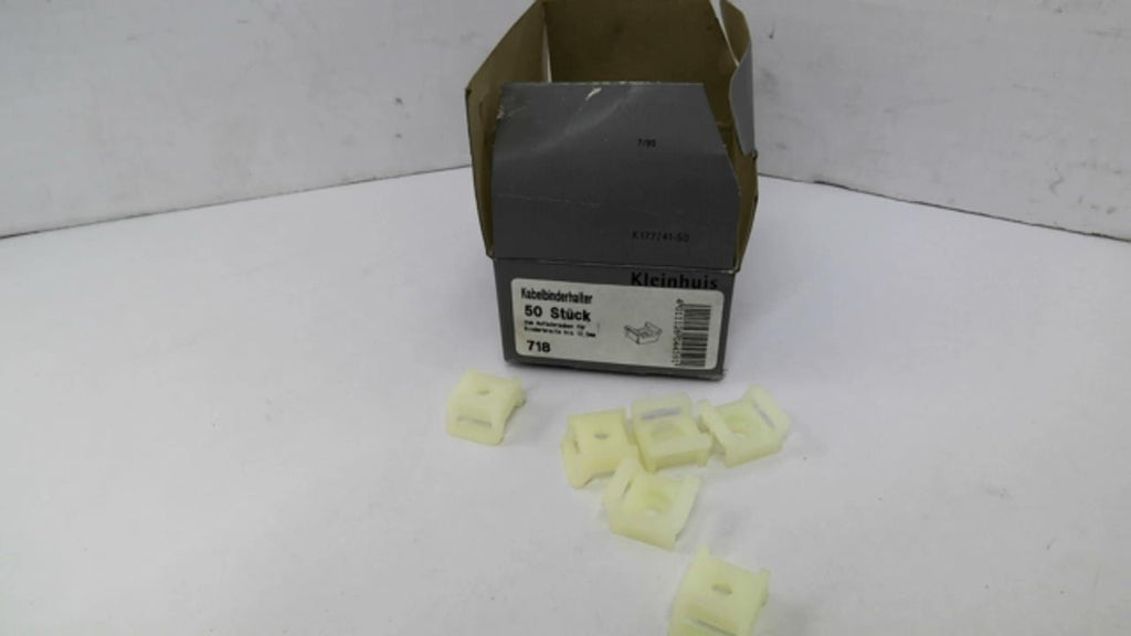 Kabelbinderhalter 718 Cable Tie Mounts 50 Pieces For 12MM, 5MM