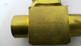 Whitey B-45F-8 Swagelok 1 Piece Brass Ball Valve 2500PSI
