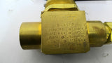 Whitey B-45F-8 Swagelok 1 Piece Brass Ball Valve 2500PSI